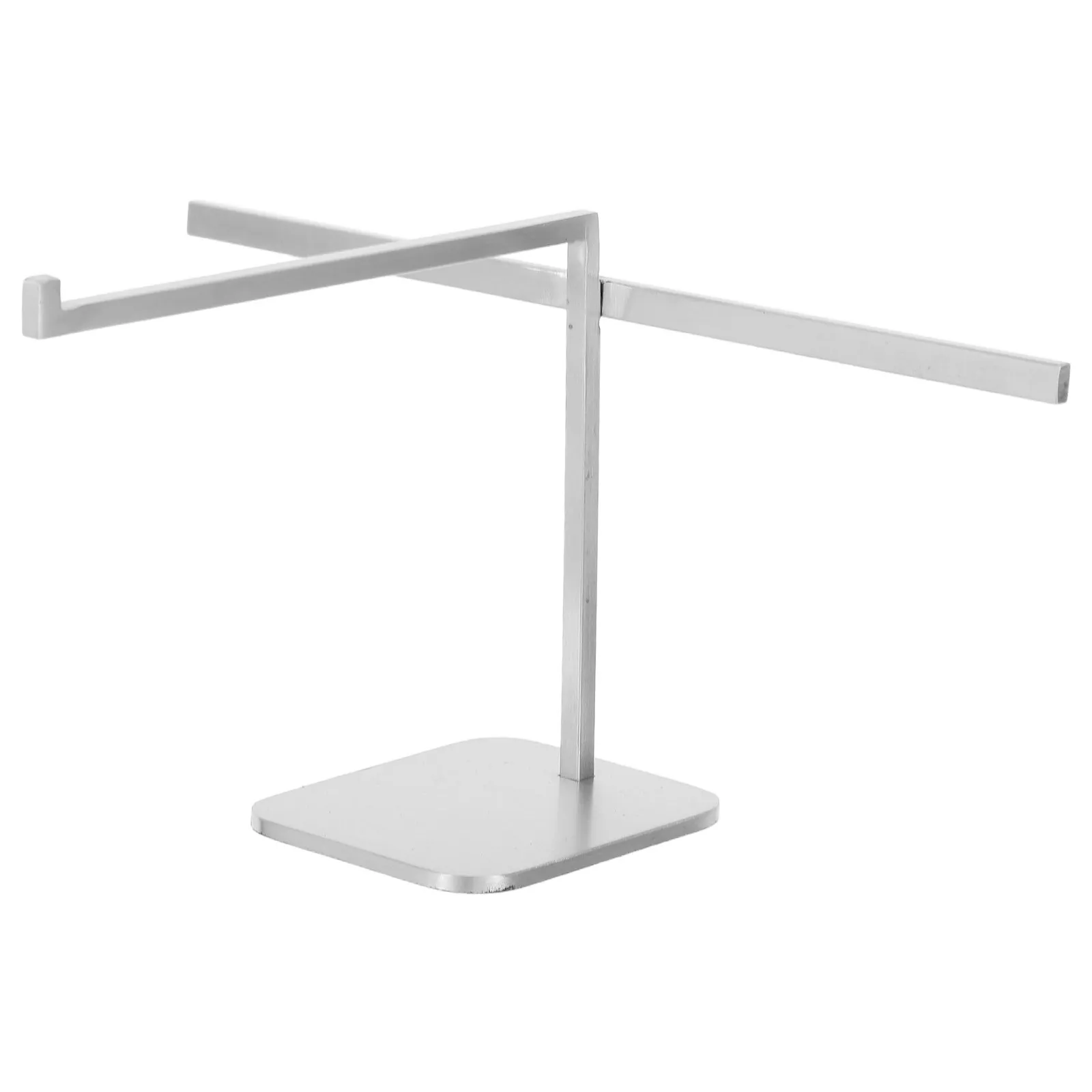 Metal Eyeglasses Display Stand – Stainless Steel Single-Layer Countertop Sunglasses Rack & Eyewear Organizer