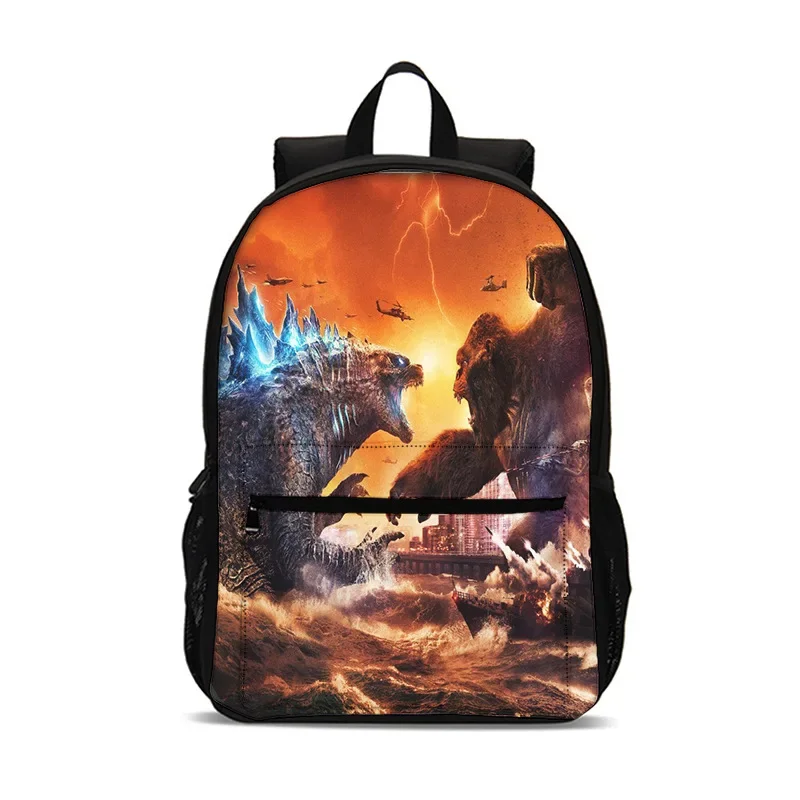 Godzilla Harajuku Anime Backpacks for 3D Print Oversize Student School Bag Mochila Cosplay Backpacks Laptop Bags Gifts - view 2