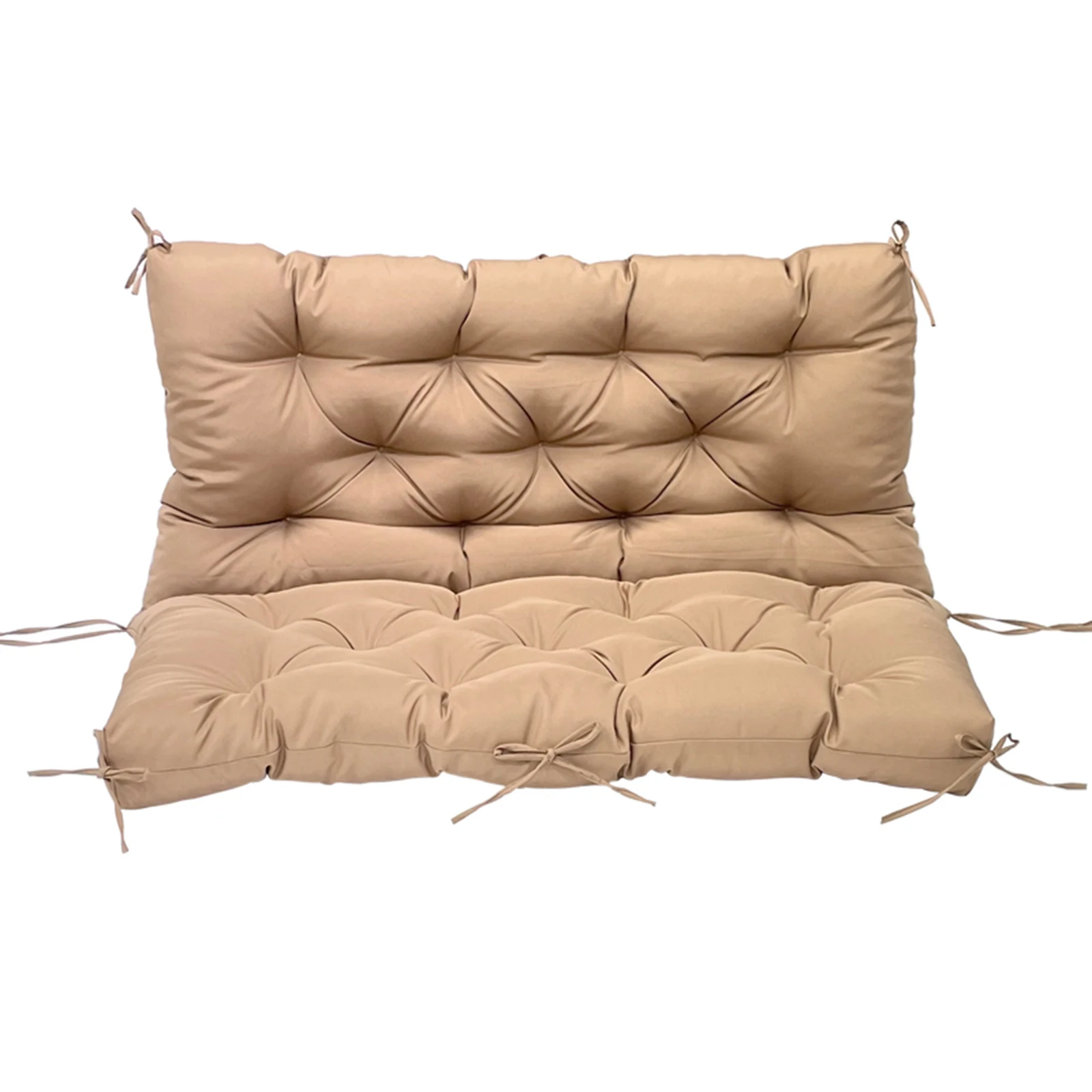 NONE Großhandelsverkaufs-außenbank Kissen Garten Schaukel Sitz Kissen mit Rückenlehne 2/3 Sitzer Ersatz Kissen für Outdoor Schaukel Sofa Pad Sofa 4