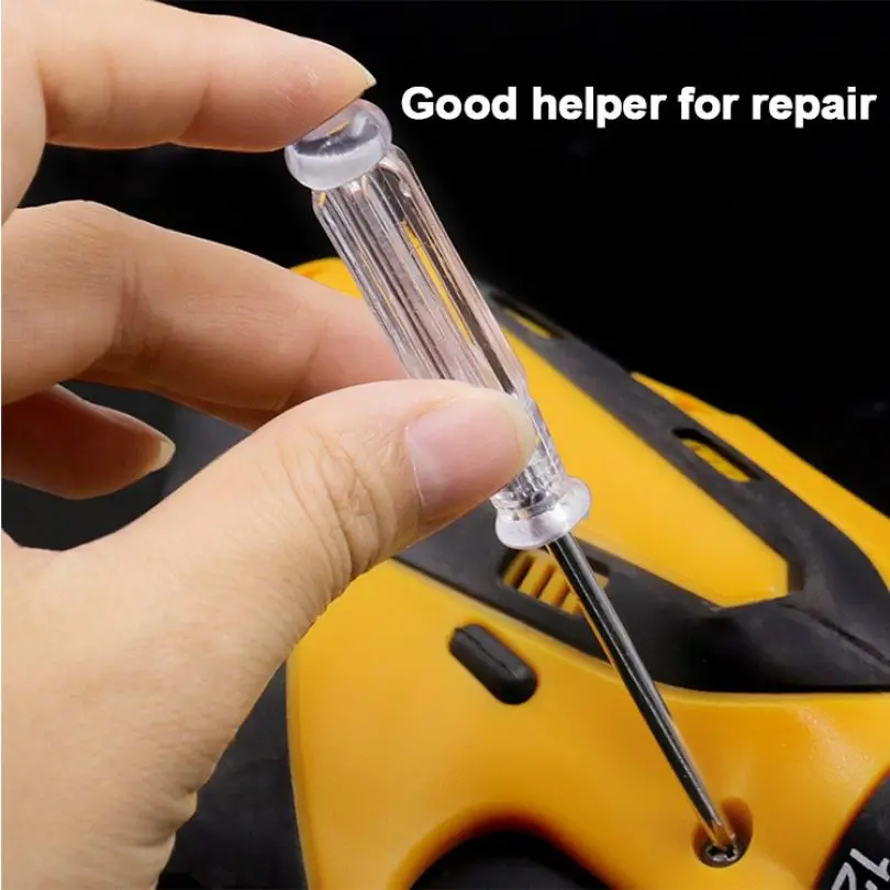 Cross Small Screwdriver Transparent Handle Mini 3.0 Screwdrivers Mobile Phone Toy Home Appliance Disassembly Hand Tools