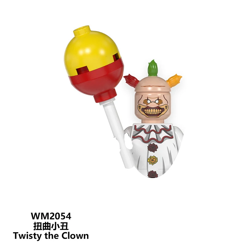 Halloween Neue Bausteine Terrifier Death Megan Minifiguren Spielzeugsteine Geschenke für Kinder und Erwachsene