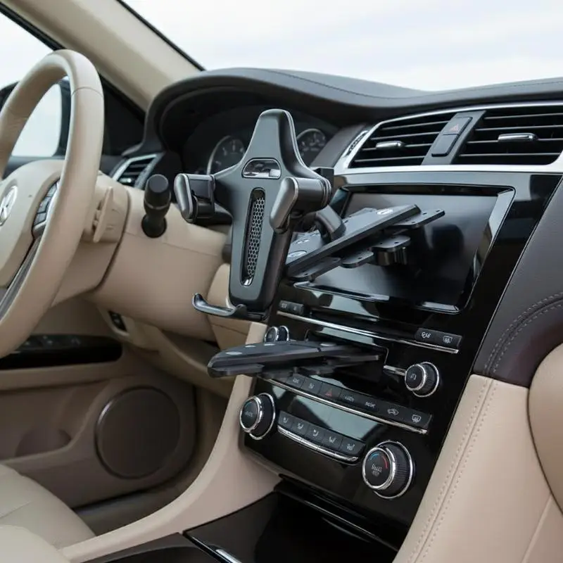 Car Vent Phone Mount Never Blocking Vent Enjoy The Comfort Of The A/C Hands-Free Universal Extension Clip Air Phone Holder