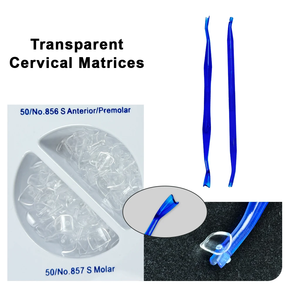 

277 шт./компл., стоматологические матрицы, шейные матрицы, композитные десены для Kerr Style, прозрачные 850S, стоматологические инструменты, стоматология