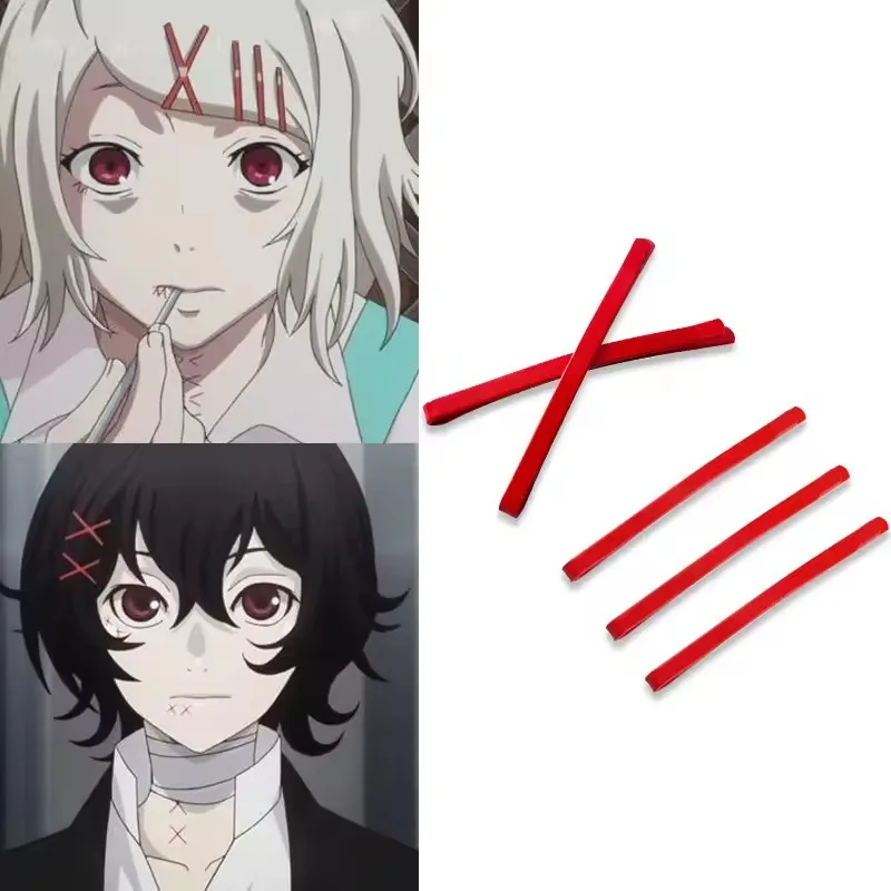 

5 шт./лот Tokyo Ghoul Juzo Suzuya Kagerou Project Tateyama Ayano красная заколка для волос повседневные аксессуары головные уборы реквизит для косплея подарок для девочек