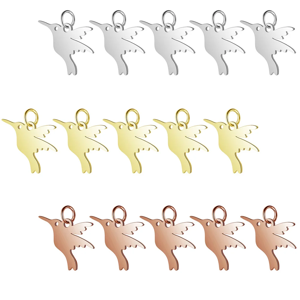 

15Pcs Bird Charm Pendants for Jewelry Making DIY Craft Kits Ornament Supplies Handmade Gift Ideas for Women Girls