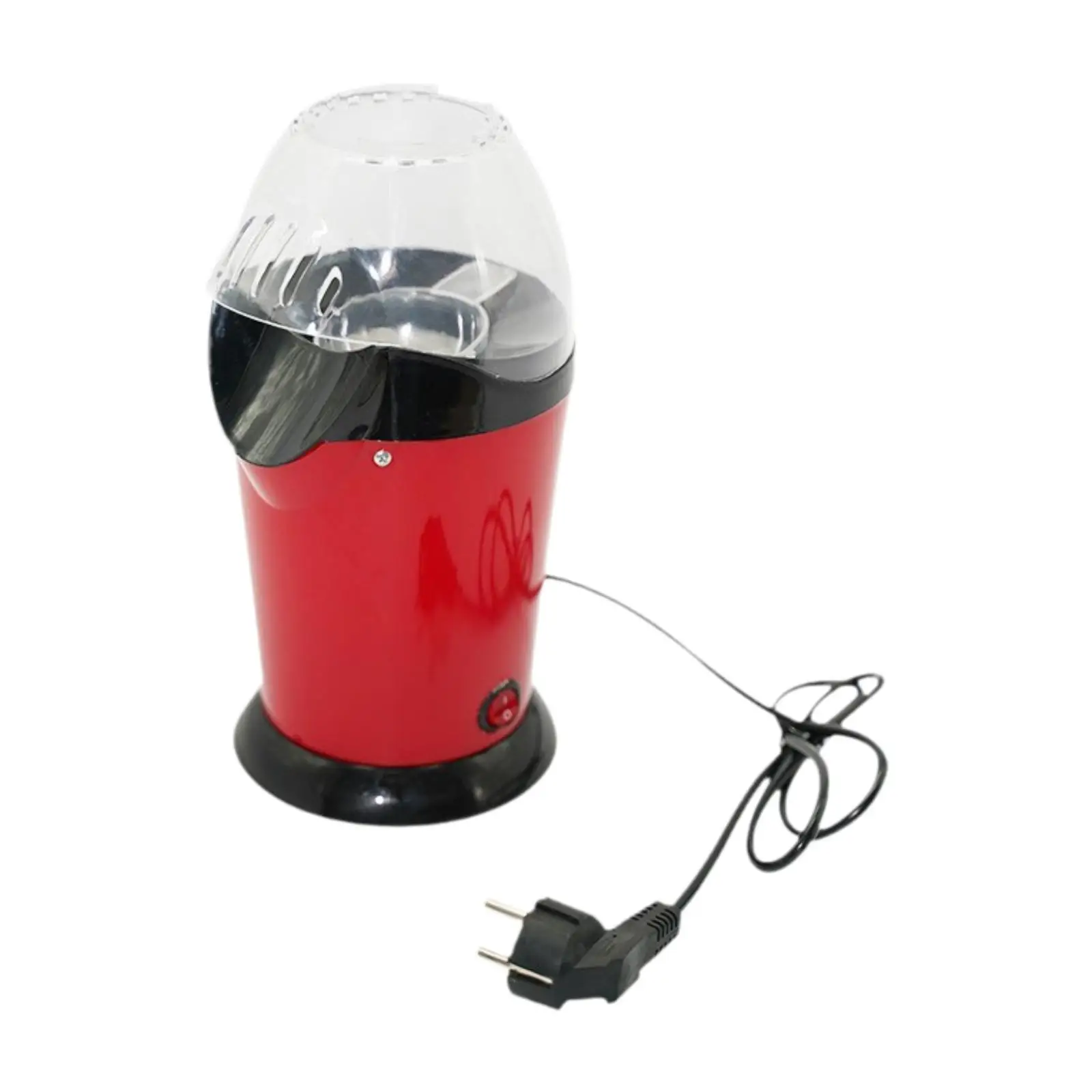 Hot Air Popcorn Maker Easy to Clean Quick Heat with Ventilation Holes Compact 1100W Non Sticky Pot Popcorn Popper for Home Party