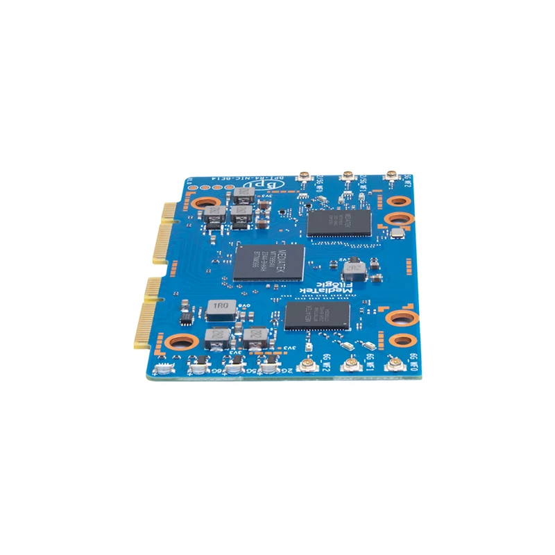 Módulo WiFi 7 BPI-R4-NIC-BE14 com MediaTek MT7995AV 32 bits RISC-V MCU 2 PCIe 3.0 Interface Antenas opcionais para Banana Pi R4