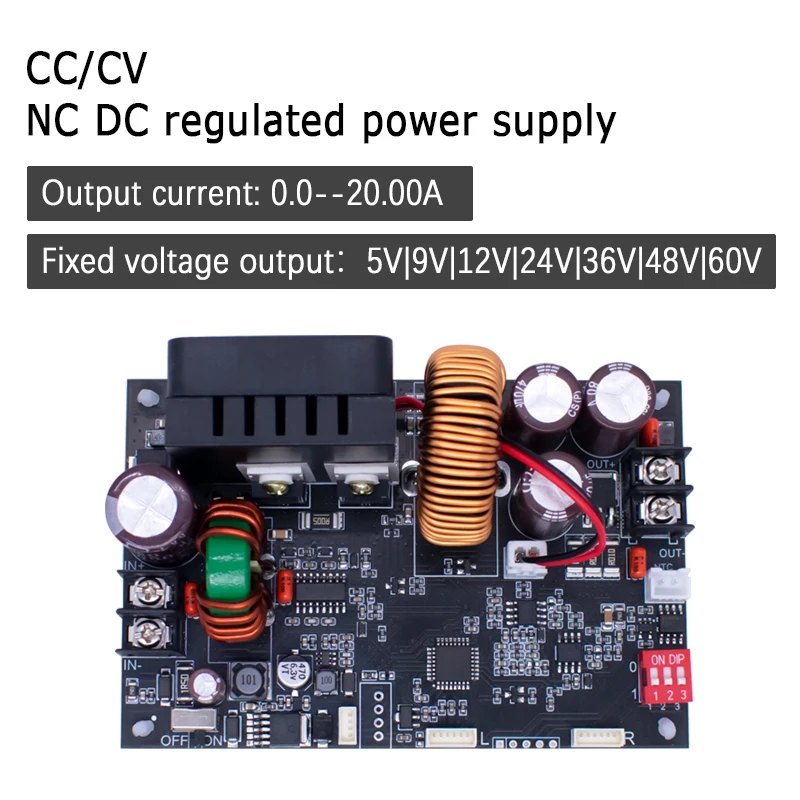 XY6020L 1200W CNC Voltage Regulator Power Supply DC Adjustable Stabilized 20A Constant Voltage Constant Current Step-Down Module