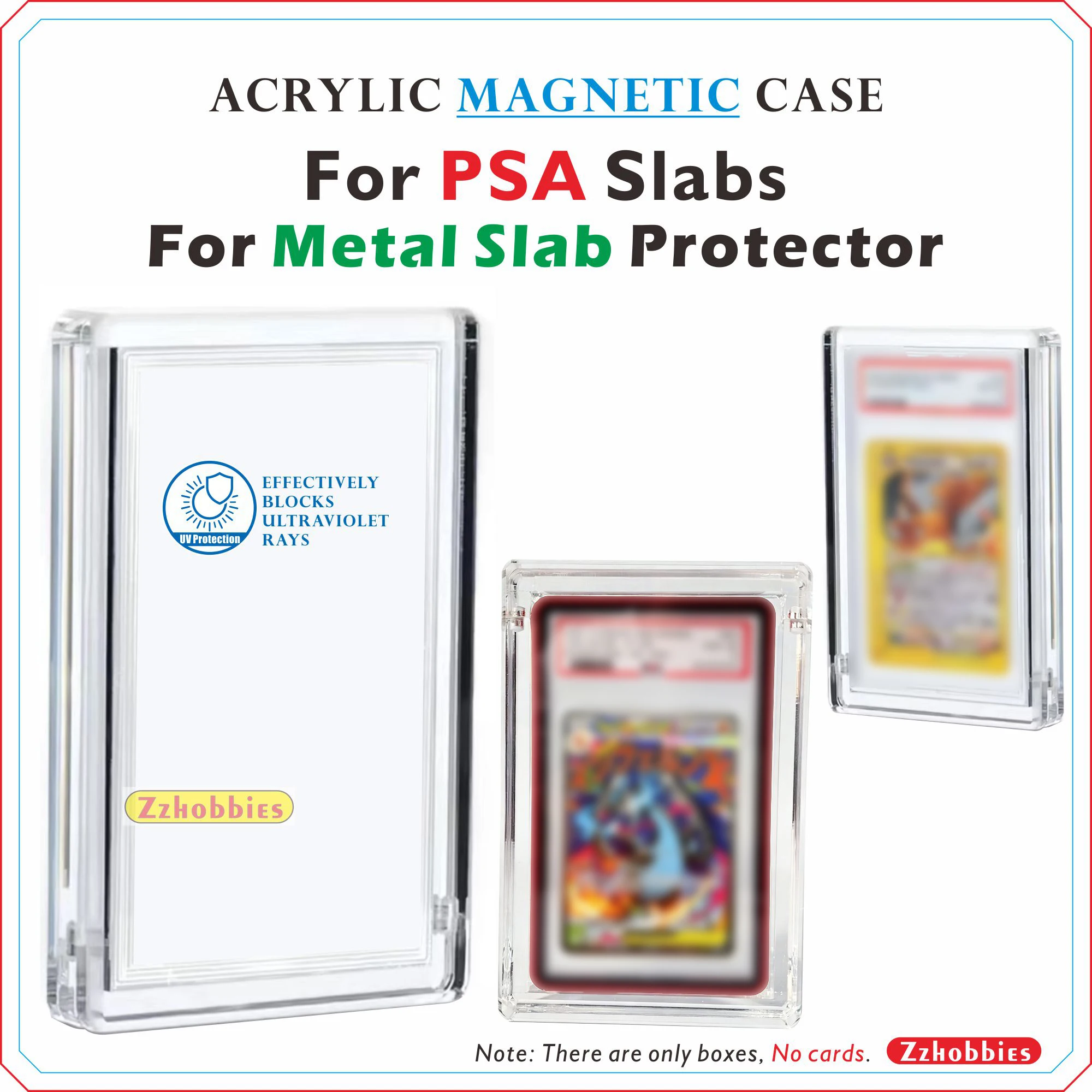 Acrylic MAGNETIC Case For Standard PSA Slabs / CGC Slabs
