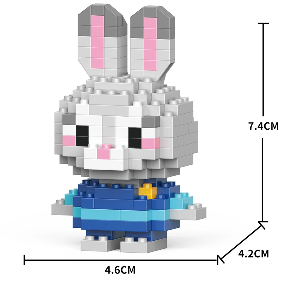 Kurome Cinnamoroll DIY Hello Kitty Stitch Block Charakter-Bausatz Mickey Mouse Baustein-Puppen Spielzeug Geschenk – Detail 20