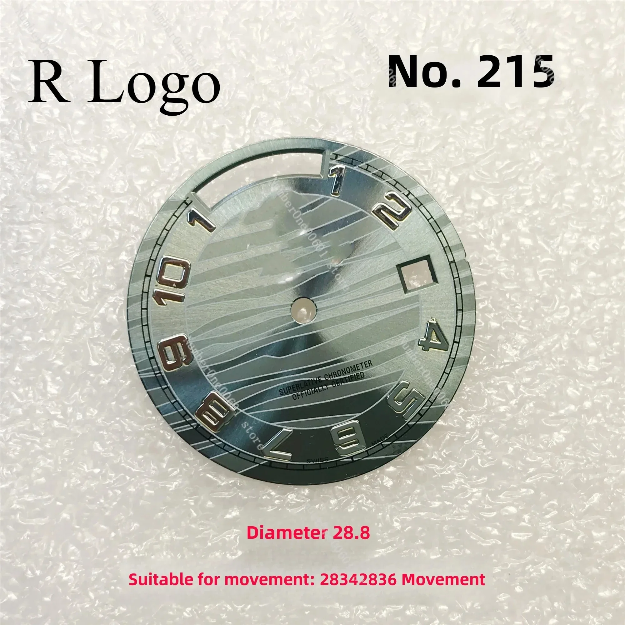 

Watch Accessories Dial Suitable for 2834 Movement R Calendar Series Dial Old Model with R Logo Dial