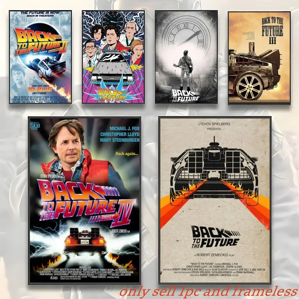 Movie B-Back To The Future Films Poster Modern and Elegant Wall Stickers for Home Decor Living Room Dormitory Wall Art