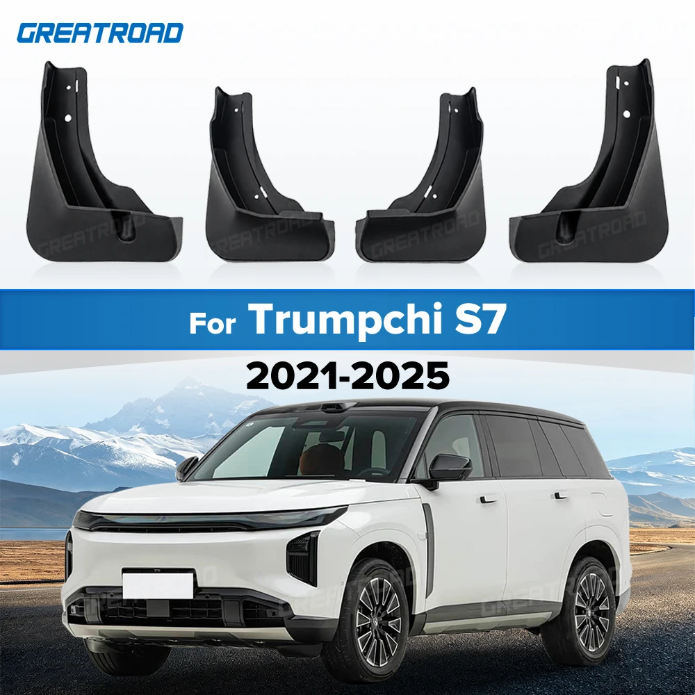 For Trumpchi S7 2021-2025 2022 2023 2024 Fender Mudflaps Splash Guards Mudguards Mud Flaps car Accessories