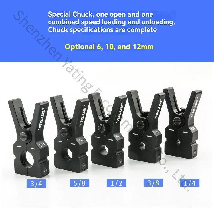 

3/4 5/8 1/2 3/8 1/4 The Metric and Imperial Clamps Are Suitable for Charging Electric Pipe Expanders with Flared Copper Tubes