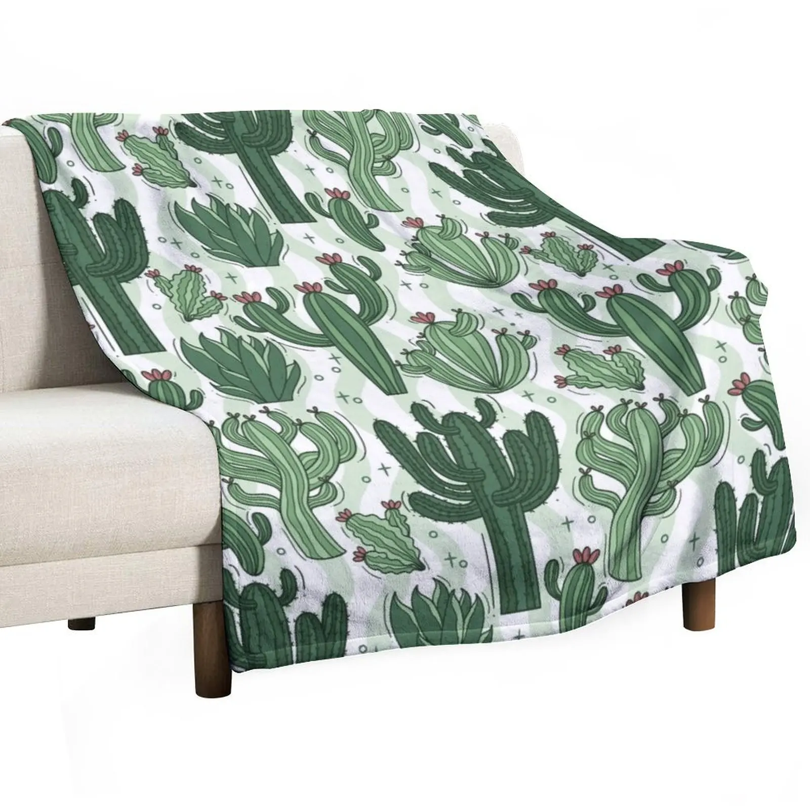 Saguaro Cactus Throw Blanket Decorative Beds Large Soft Big Decorative Throw Blankets