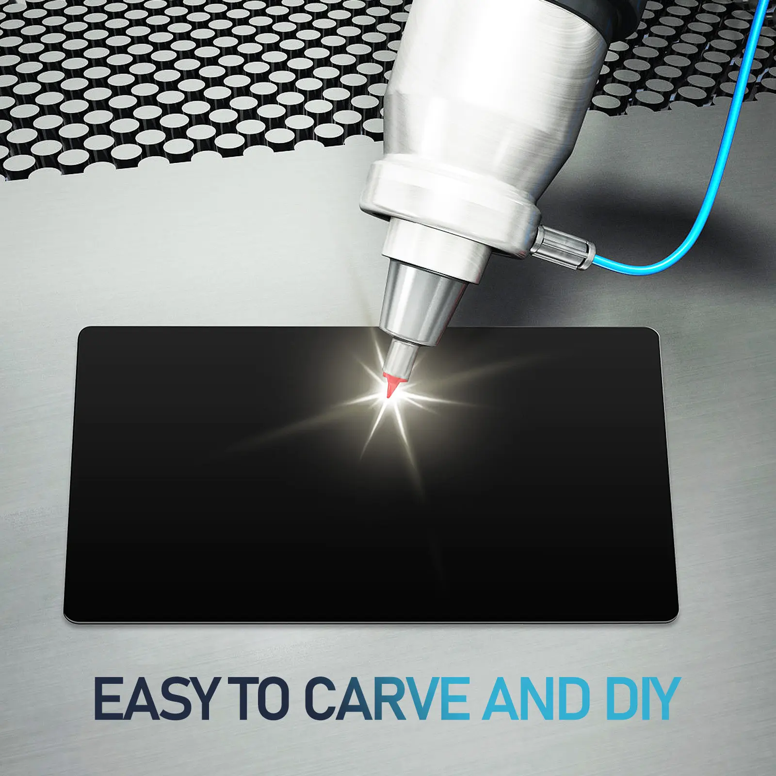 

50Pcs Metal Business Cards Blank Engraving Blanks for Sublimation DIY Name Cards Laser Marking Business Card Blanks