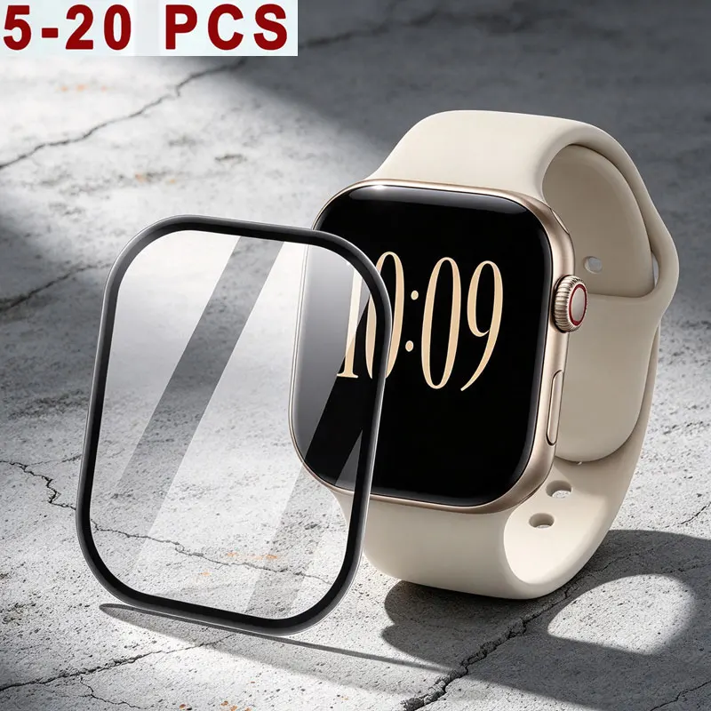 1-20pcs Screen Protector FILM For Apple Watch 12 46mm 42mm Smartwatch Accessories Ceramic Film For iWatch Series 12 Not Glass