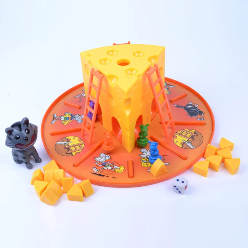 Juego de mesa de gato y ratón, pastel, queso, juguetes interactivos para padres e hijos, entretenimiento para niños y niñas, juego de fiesta, juguete para chico