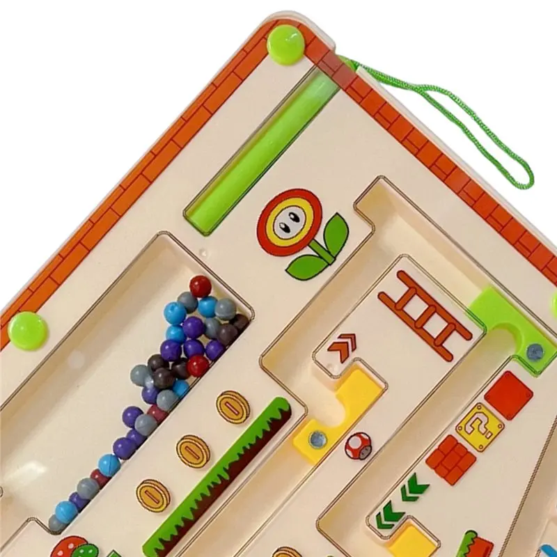 Color Matching Educational Magnetic Maze Color And Number For Child Gift Learning Concentration Training Game