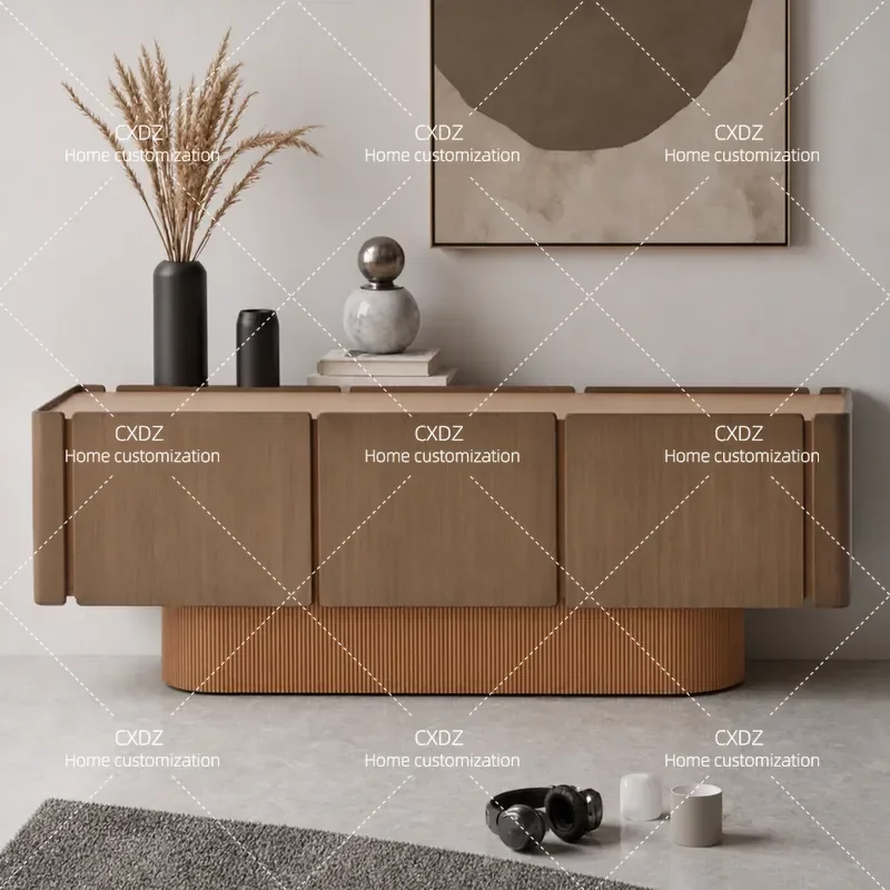 Italian Light Luxury Painted Dining Side Cabinet Entryway Storage Unit Simple Bedroom Organizer Living Room Sofa Back Console