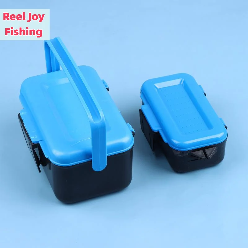 【Portable Fishing Lure Box Case Live Lure Bait Hook Earthworm Carrying Case Waist Fishing Tackle Box Outdoor Lure Box】