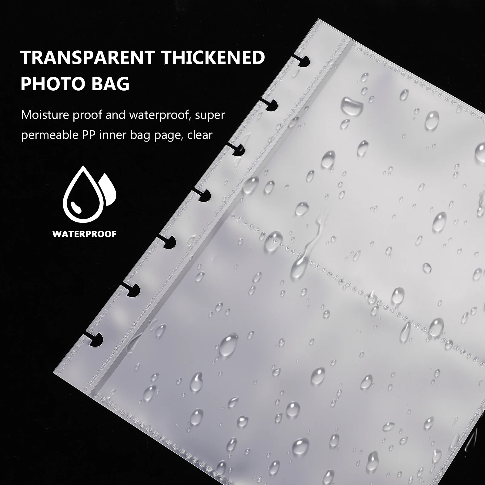 

25 Pcs Album Cover Clear Card Sleeves Transparent Page Baseball Photo Pockets Small Protectors Plastic