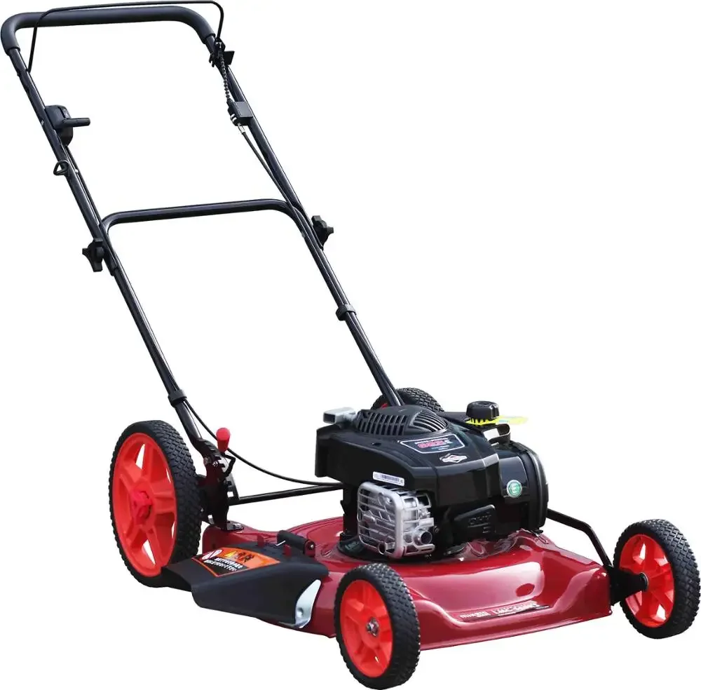 

22 inch lawn mower with side discharge