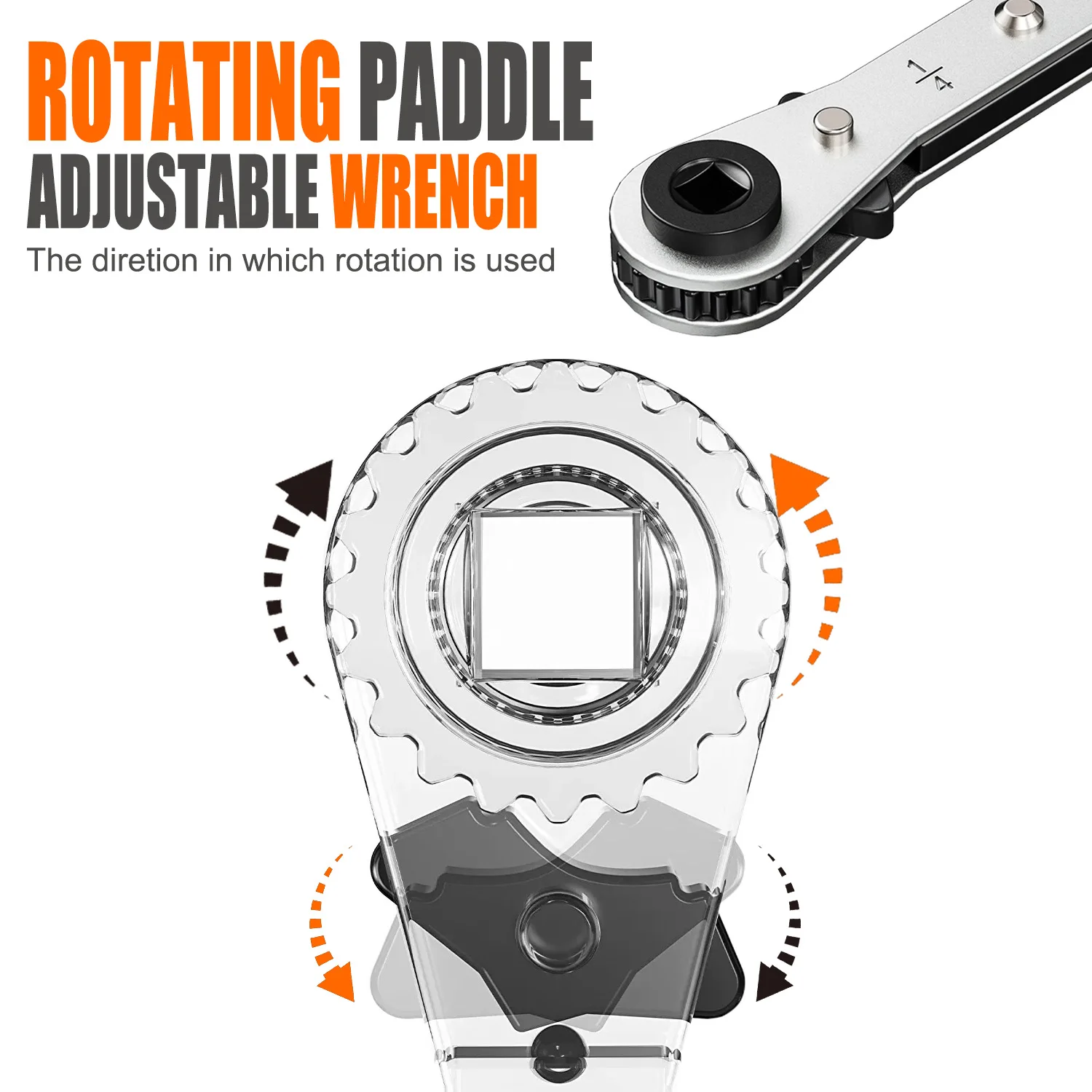 Special Ratchet Wrench for Refrigeration CT-122 Double-Headed Square Cold Storage Wrench