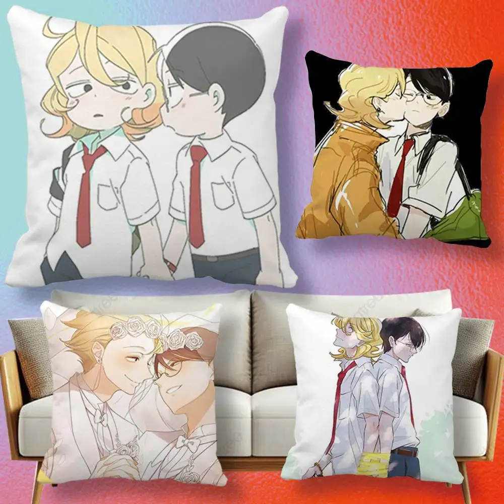 Doukyuusei Classmates Kusakabe Hikar Pillow cover Soft Microfiber Pillowcase Home Sofa Decor Surprise Decorative printed.