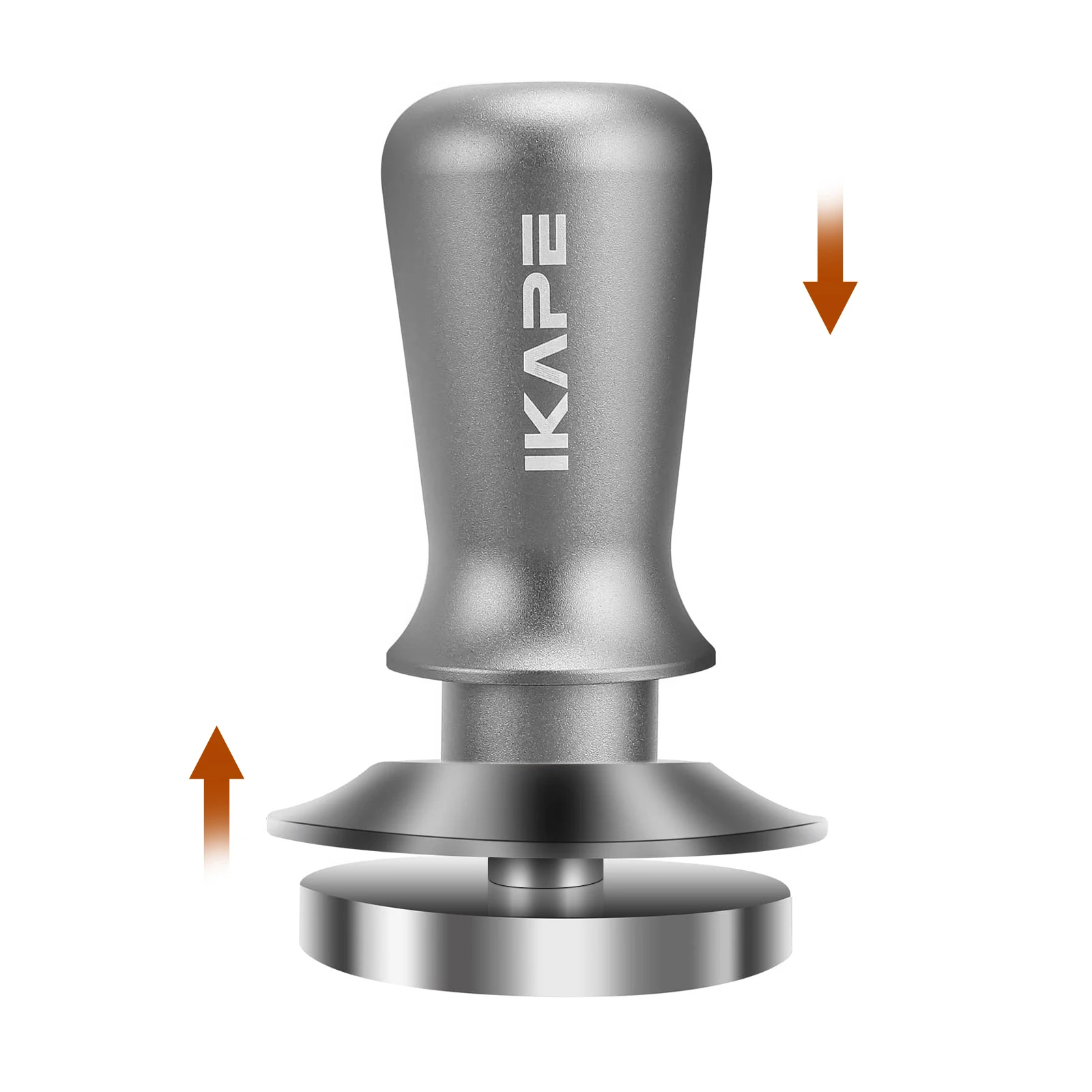 IKAPE V3 Espresso Tamper, Premium Barista Coffee Tamper with Calibrated Spring Loaded, 100% Stainless Steel Base Tamper