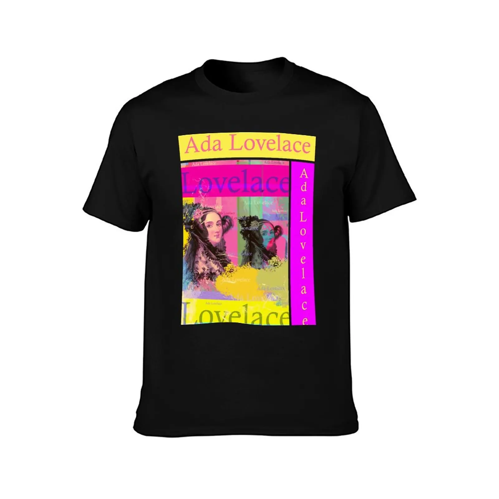 Ada Lovelace portrait, aesthetic, famous mathematician T-Shirt Comfort Stretch Tee Shirt