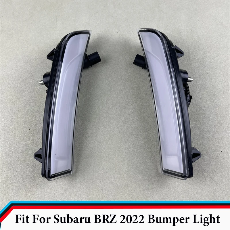 LED Bumper Light Fit for Subaru BRZ 2022 Fender Flares Turn Signal Blinkers Three-colour Side Marker Lights Daytime Running Ligh