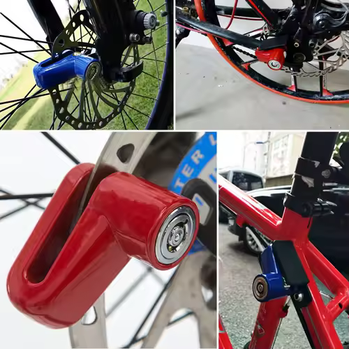 Motorcycle Lock Security Anti Theft Bicycle Motorcycle Disc Brake Lock Riding Equipment Accessories Motorcycle Accessories - Image 5