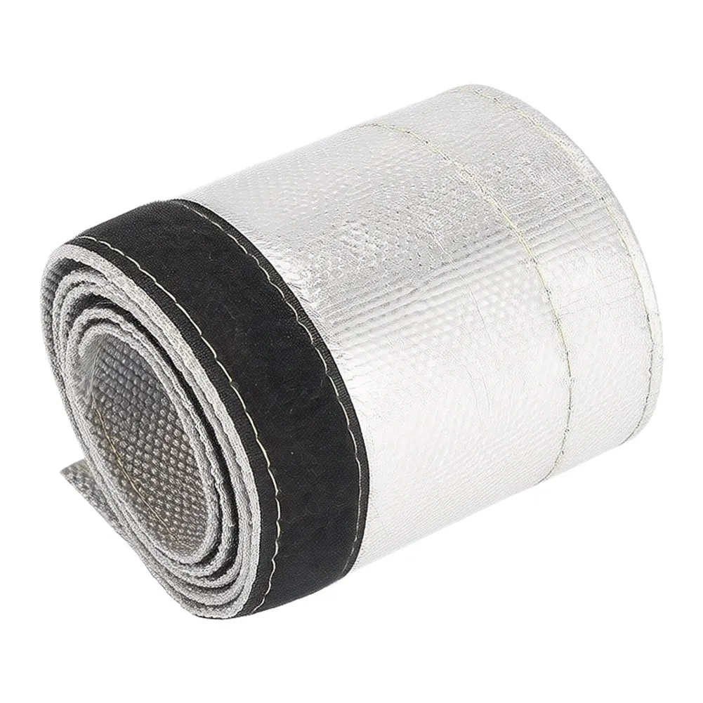 Thermal Protection Hose Aluminium-Titanium Heat Protection Hose Heat Shield For Cables Long-lasting Protection Against Heat