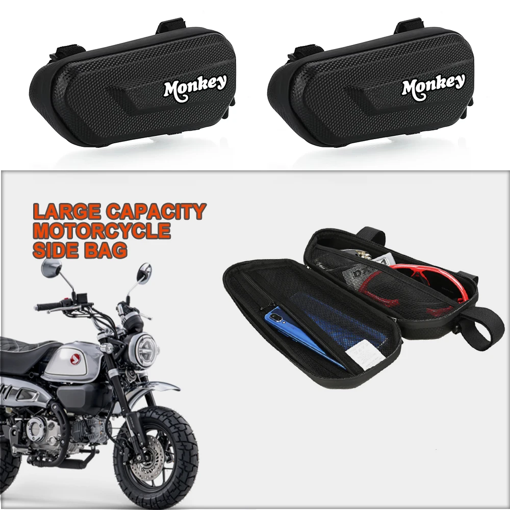 Waterproof DustProof Storage Bag Heavy Duty Motorcycle Pannier Bag For Honda Monkey Z125 Z120 Monkey125 Z 120 125 DAX125