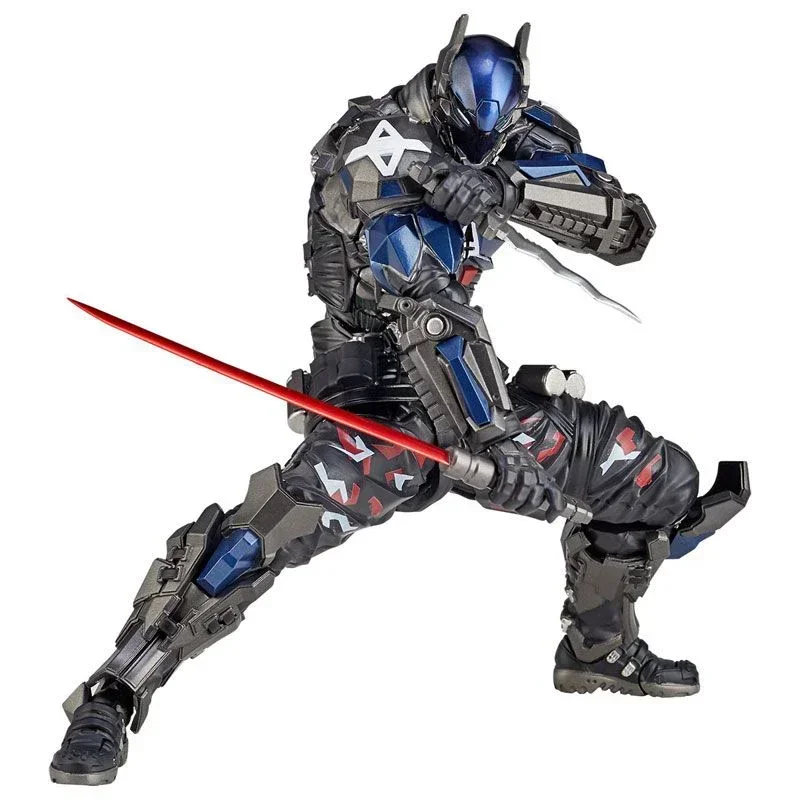 AMAZING YAMAGUCHI Arkham Knight Action Figure #024 Model PVC Bat 17cm Collection Movable Anime Figurine Toys for Child‘s Gifts