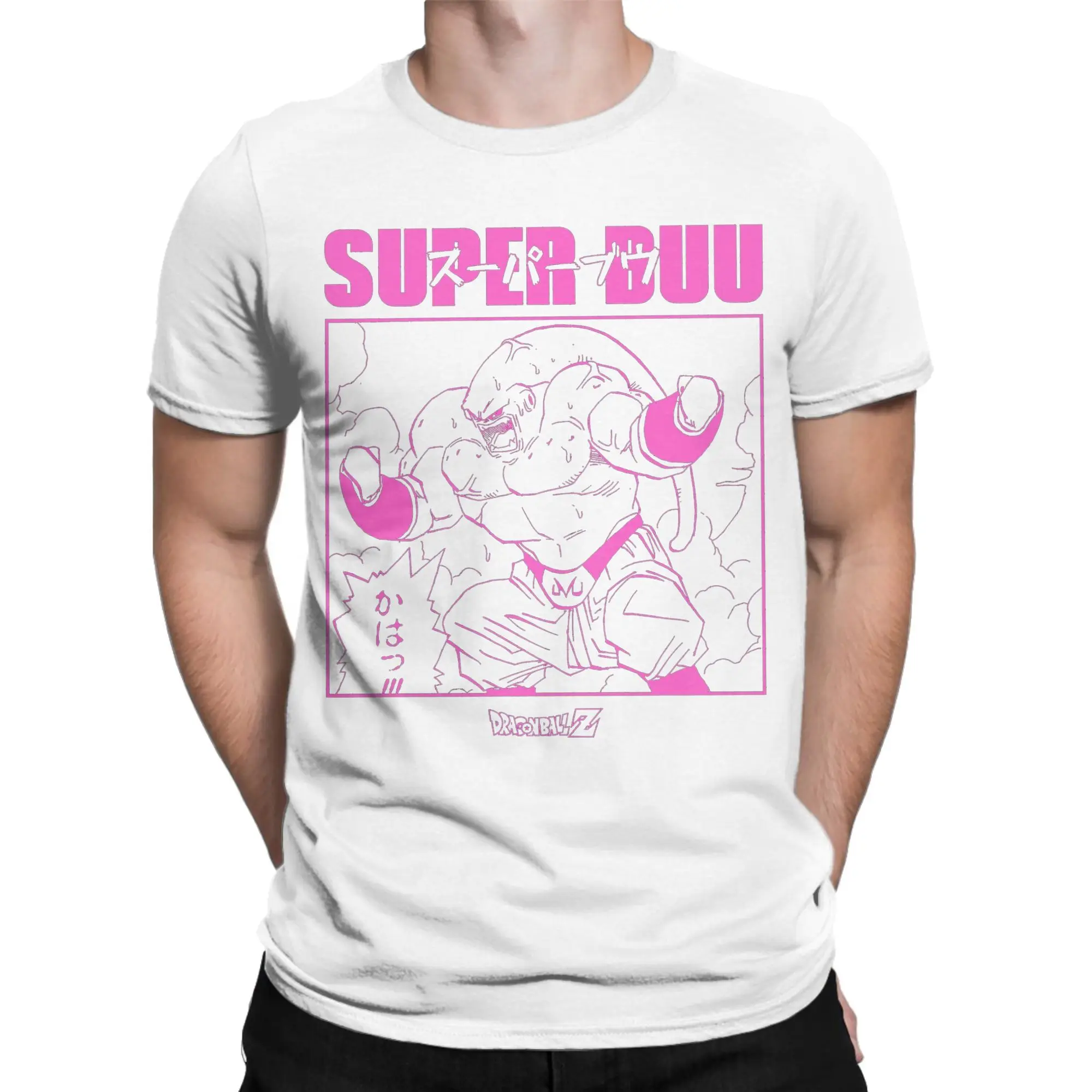 

Men Women Majin Buu Gym Z Fitness Anime Shirt 100% Cotton Graphic Printing T-Shirt Clothing Outfits