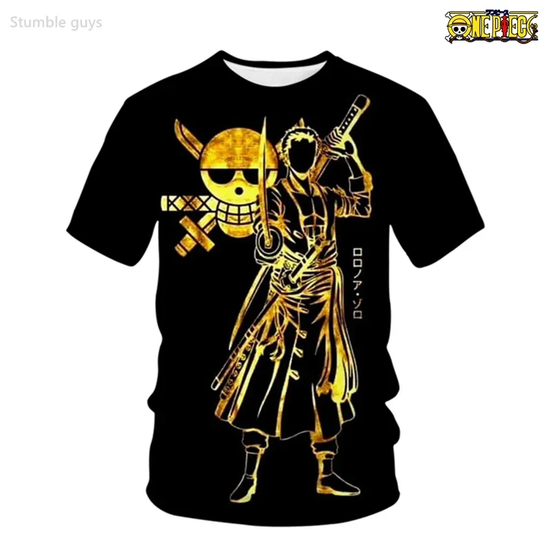 Men's Casual One Piece T-Shirt Franky Modern Print Boys Clothes Girls Short Sleeve Men Jersey Breathable Summer