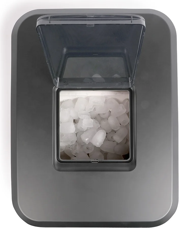 18kgs/day 1kg Storage Countertop Crushed Ice Dispenser Maker Lifestyle Portable LCD Touch Ice Maker with Water Dispenser