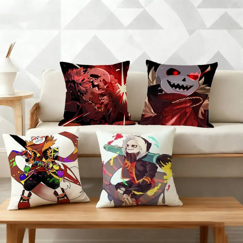 

Fell Ink Sans U-Undertale Pillow Case for Sofa Living Room Home office Decor Protective Cover