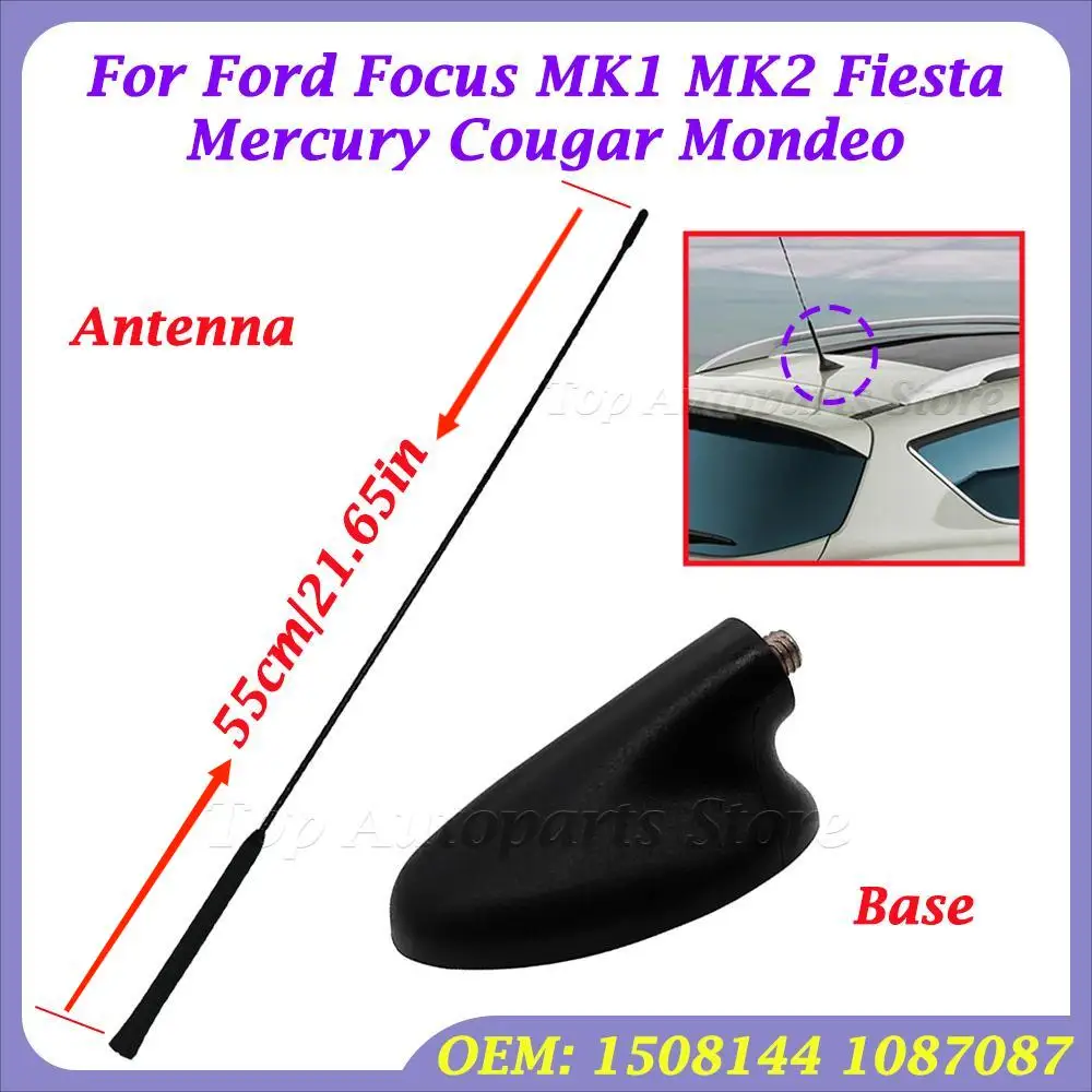 1087087 For Ford Focus MK1 MK2 Fiesta Mercury Cougar Mondeo 1508144 Car Roof Radio Antenna Aerial Base Mast Seal Rod Rubber