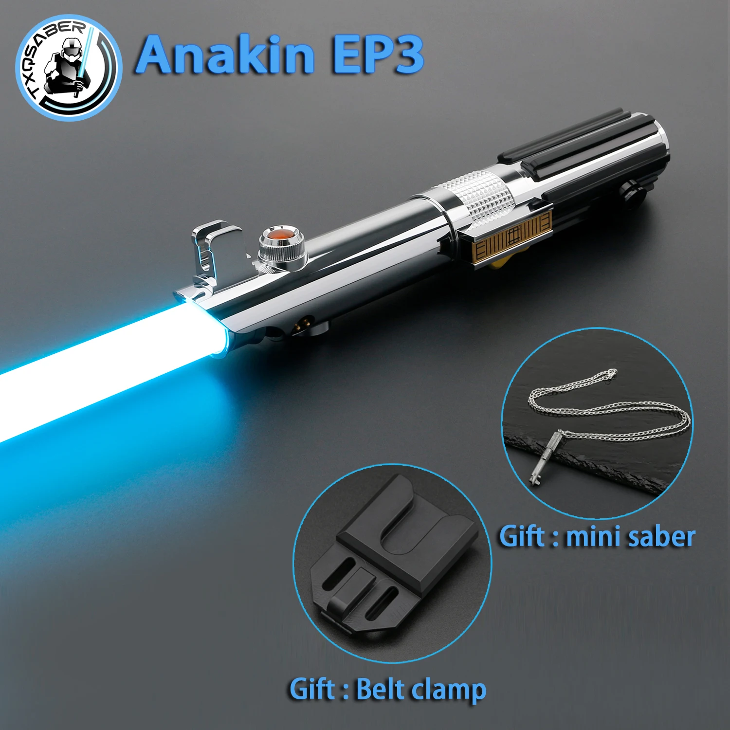 

Anakin EP3 TXQSTUDIO Metal Hilt Bluetooth For Dueling Laser Sword Smooth Swing For Adult Cosplayplay Toy