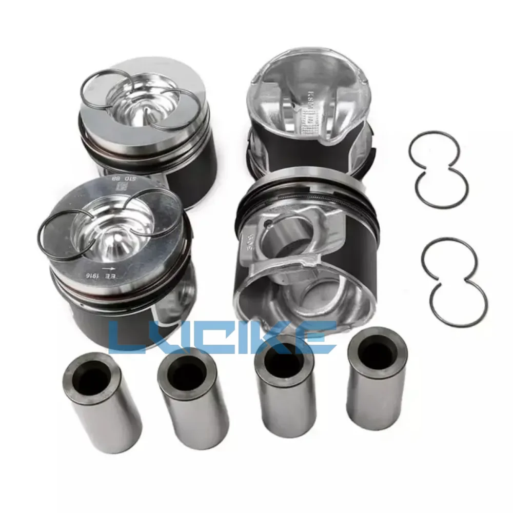 Pistón 4 Uds para Land Rover Defender Discovery 5 Discovery Sport Range Rover Sport Velar Evoque 2.0L diésel AJ200D 204DTD