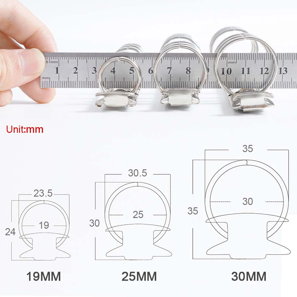 met Schroef Notebook Metalen Dagboek Spiraal Ringen Bindmiddel Clip Losbladige Ring Binding Hoops Bestandsmap Hervulbaar