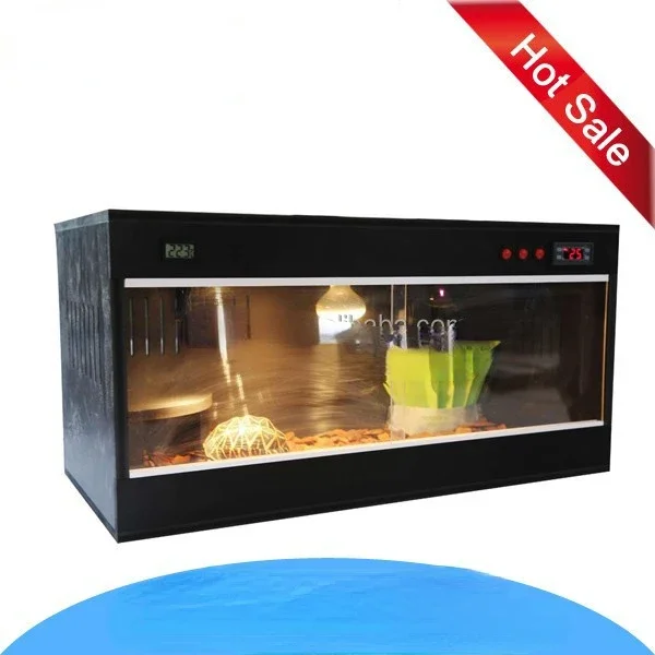 100*50*50cm Flat Pack PVC pet cage reptile terrarium vivarium with temperature control for reptile