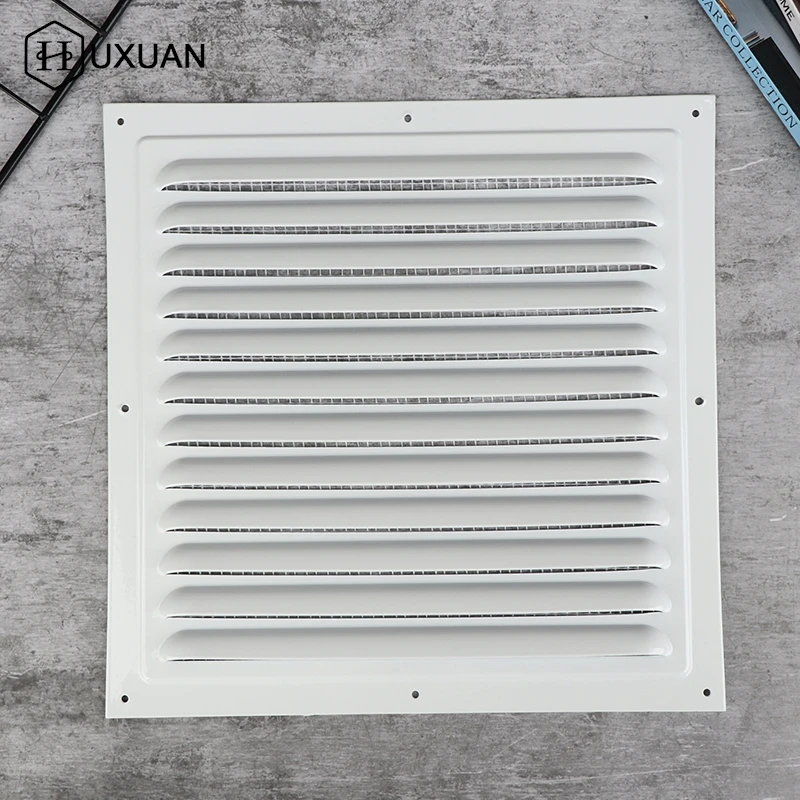 1Pc 100-250mm Aluminum Alloy Air Vent Grille Air System Net Cover Screen Exhaust Outlet Square Heating Cooling Vents Plate