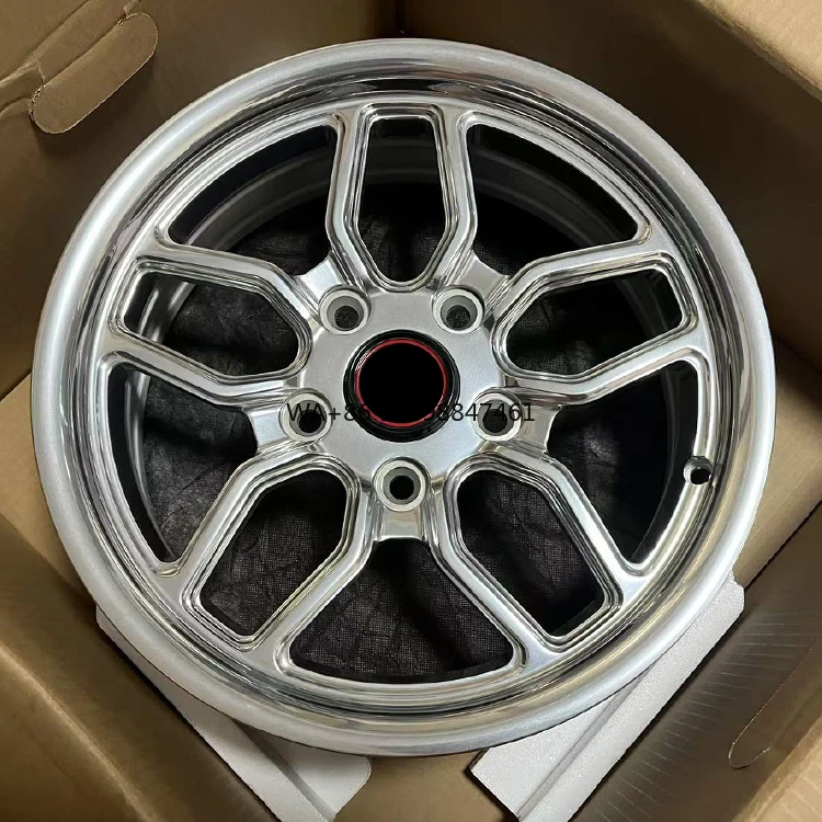 

13 14 15Inch Polished Monoblock 5x114.3 Aluminum Alloy Forged Rims Cars Passenger Car Wheel for BMW GTR35 Corvette