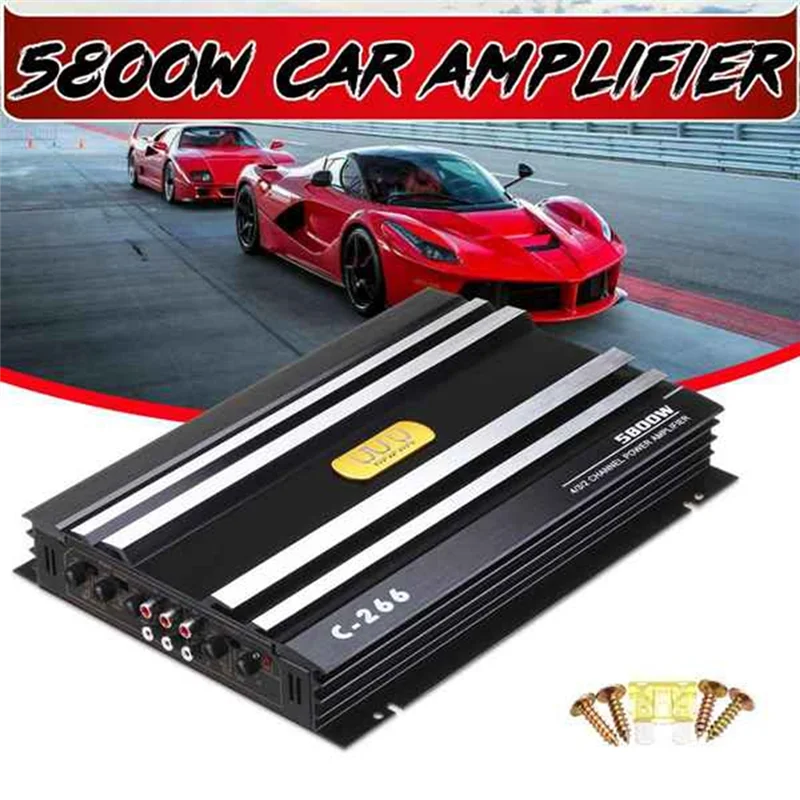 Amplifier RMS Mobil Amplifier Daya Audio Mobil 5800 Watt Amplifier Audio Mobil Untuk Amplifier Mobil