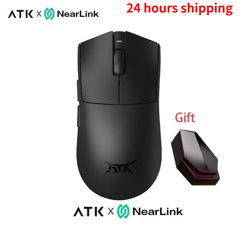 ATK Blazing Sky X1 8K Mouse Wireless  Low Latency FPS Three Mode Game Mouse Lightweight E-sports Custom PC Gaming Accessories