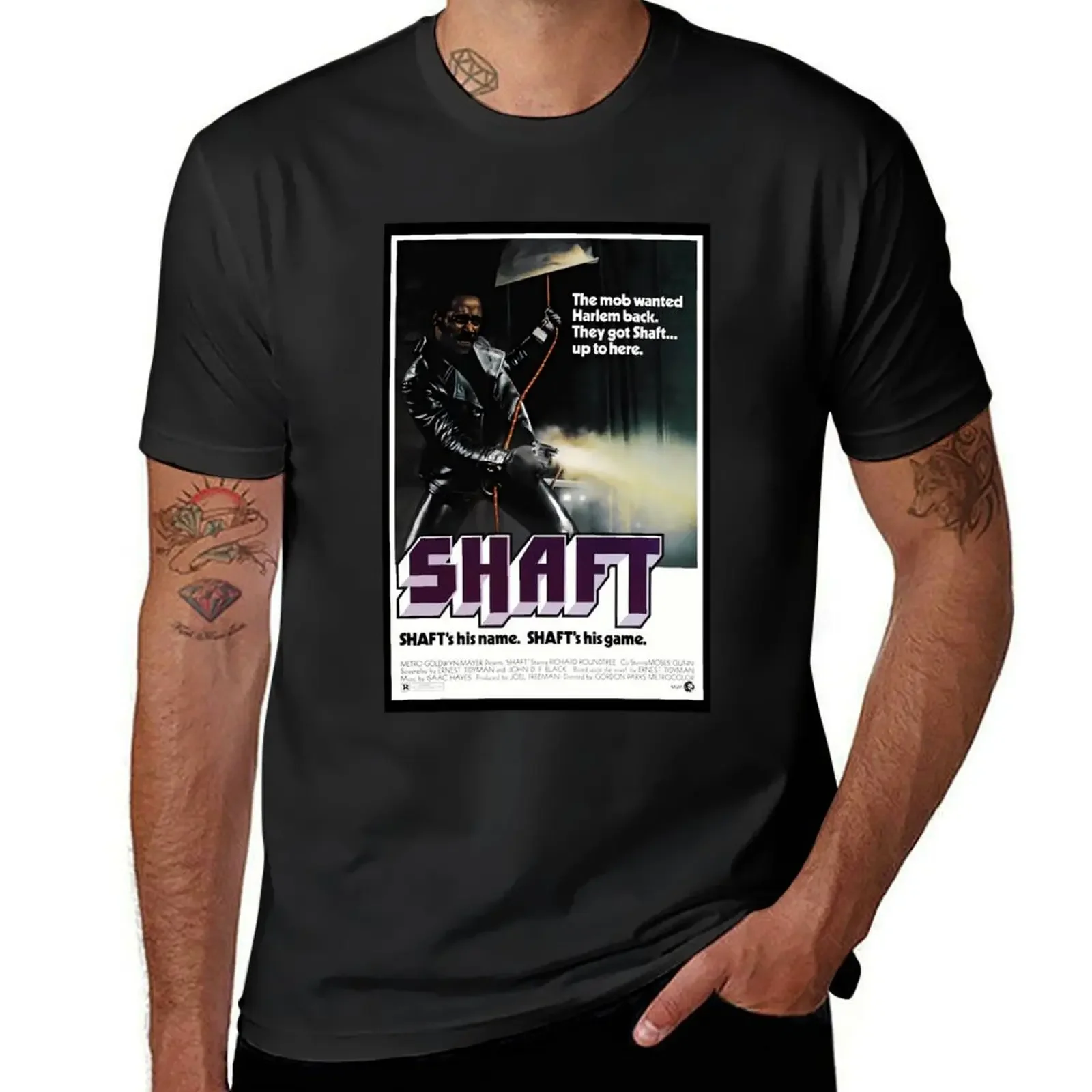 Shaft T-Shirt boys whites Blouse anime shirts men